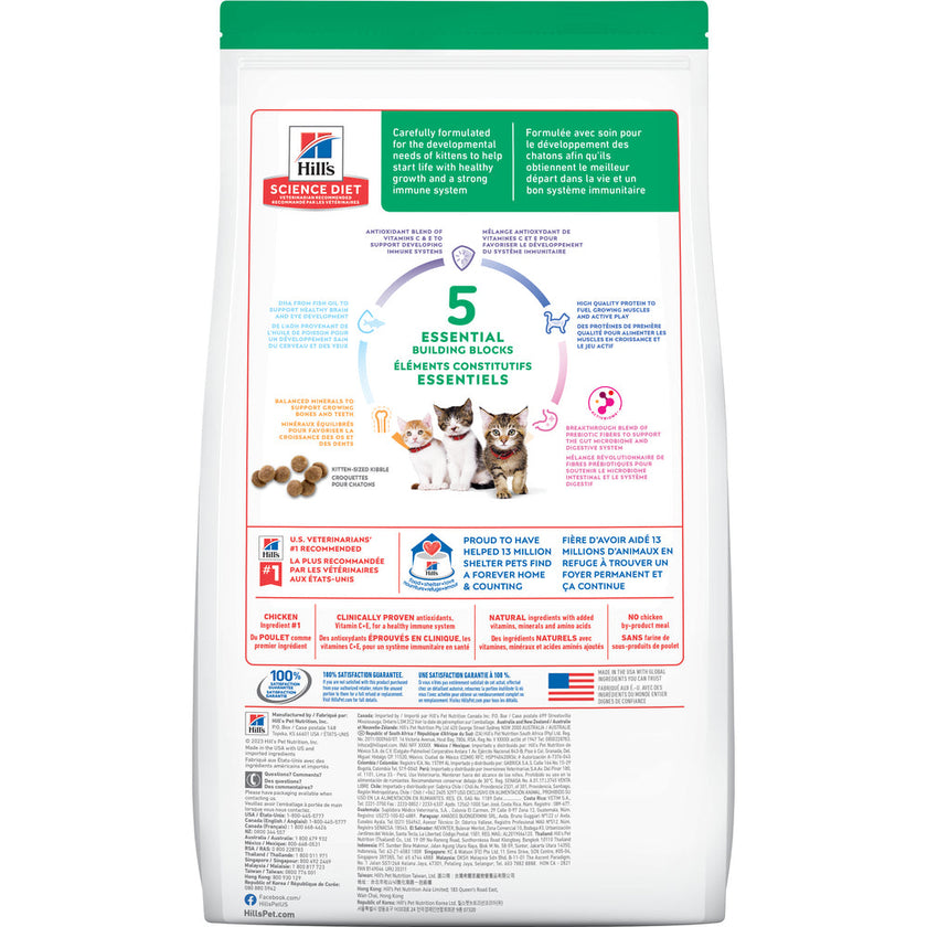 Hill's Science Diet Kitten concentrado para gatitos sabor pollo