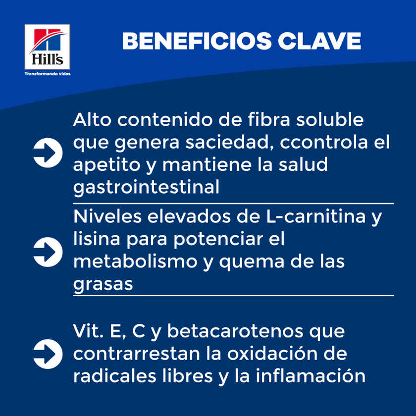 Hill's Prescription Diet Metabolic Concentrado para gato pérdida y mantenimiento de peso 4 Lb (1,8 Kg)