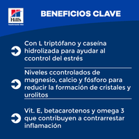 Hill's Prescription Diet c/d Multicare Stress, Cuidado Urinario, alimento seco para Gato 4 Lb (1,81 Kg)