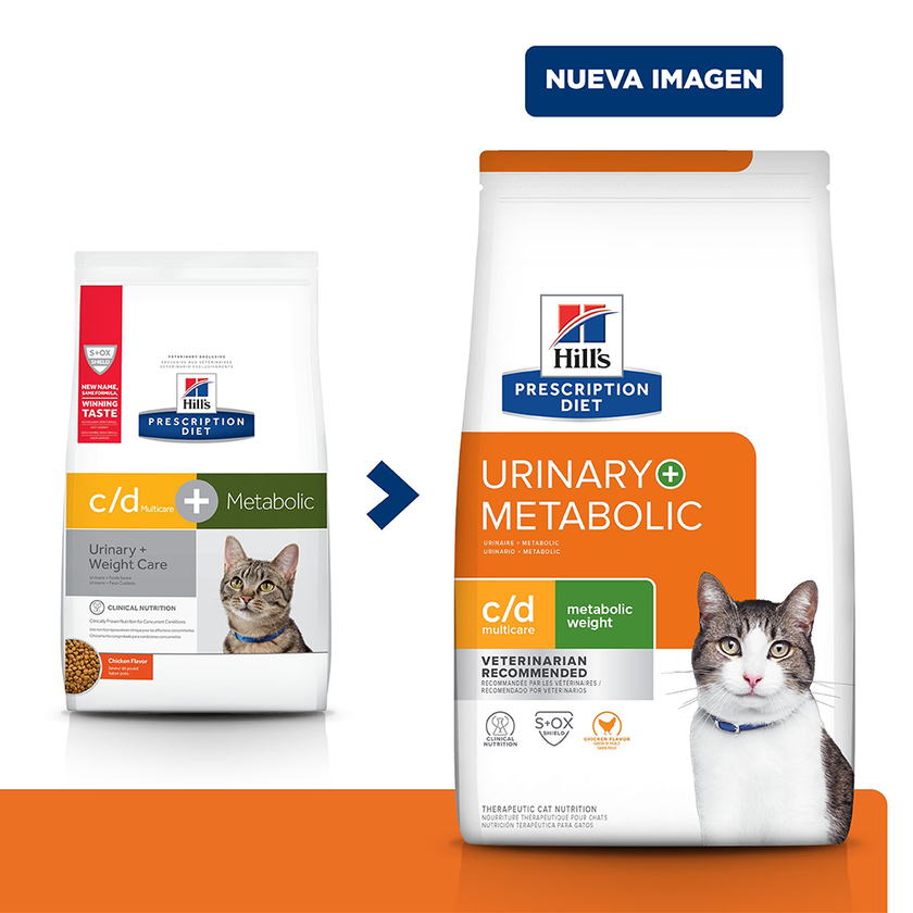 Hill's Prescription Diet Metabolic + Urinary Concentrado para gato Adulto 6,35 Lb (2,88Kg)