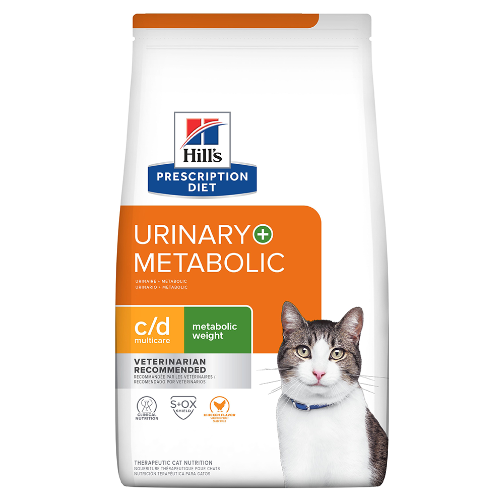 Hill's Prescription Diet Metabolic + Urinary Concentrado para gato Adulto 6,35 Lb (2,88Kg)