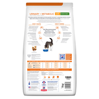 Hill's Prescription Diet Metabolic + Urinary Concentrado para gato Adulto 6,35 Lb (2,88Kg)