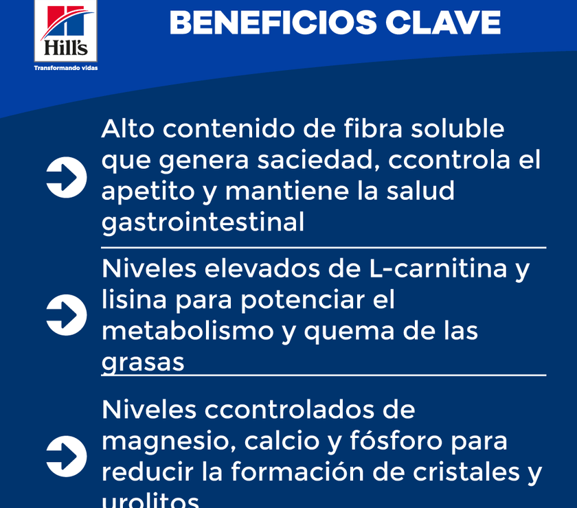 Hill's Prescription Diet Metabolic + Urinary Concentrado para gato Adulto 6,35 Lb (2,88Kg)