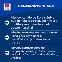 Hill's Prescription Diet Metabolic + Urinary Concentrado para gato Adulto 6,35 Lb (2,88Kg)