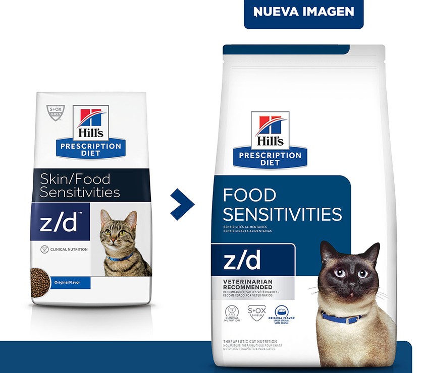 Hill's Prescription Diet z/d Concentrado para Gato sensibilidades alimentarias 4 Lb (1,81)