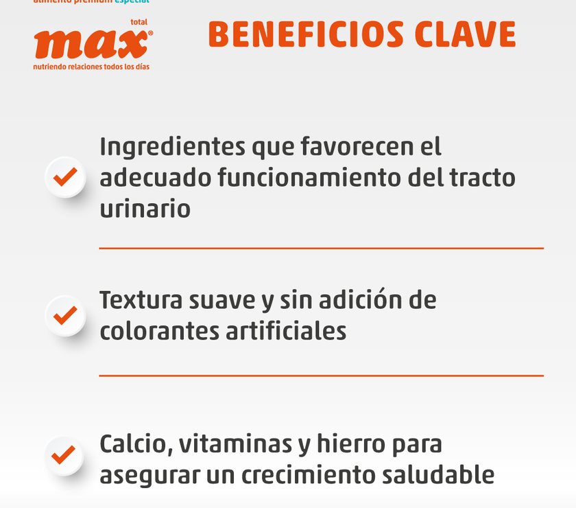 Comida para gato Max Cat Professional Line Filhote Frango 1 Kg