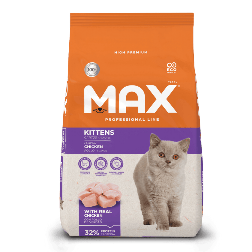Comida para gato Max Cat Professional Line Filhote Frango 1 Kg