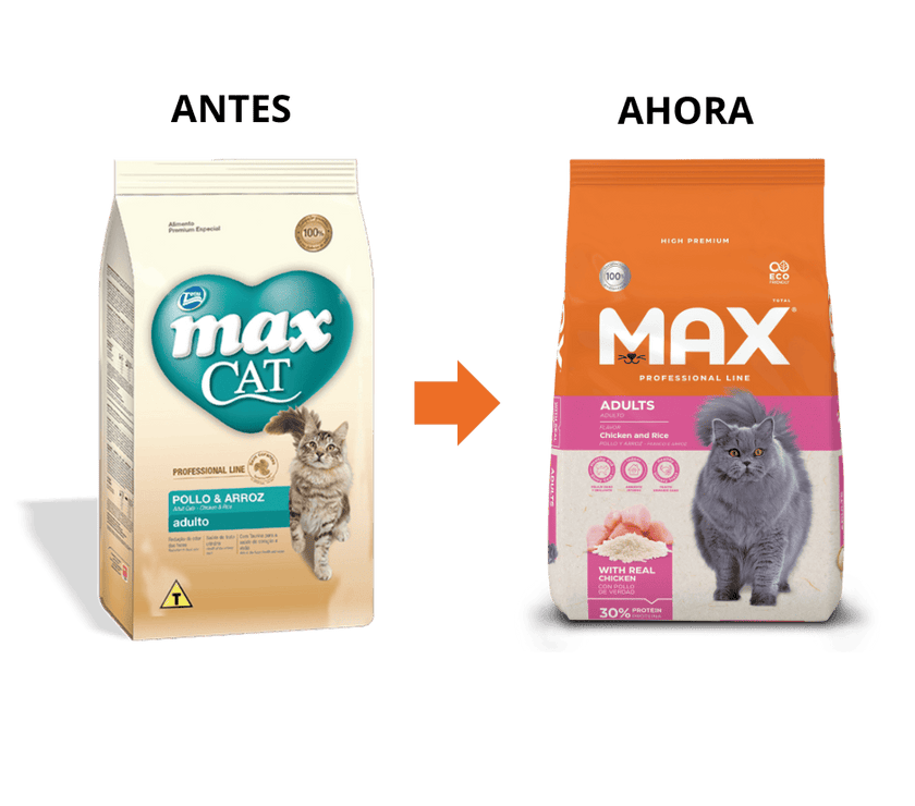 Comida Para Gato Adulto Max Cat Professional Line Adulto Frango & Arroz