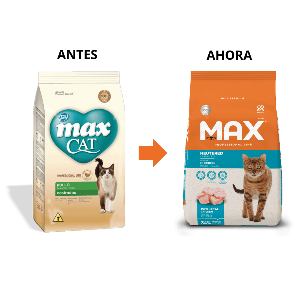 Comida para gatos Max Cat Castrados