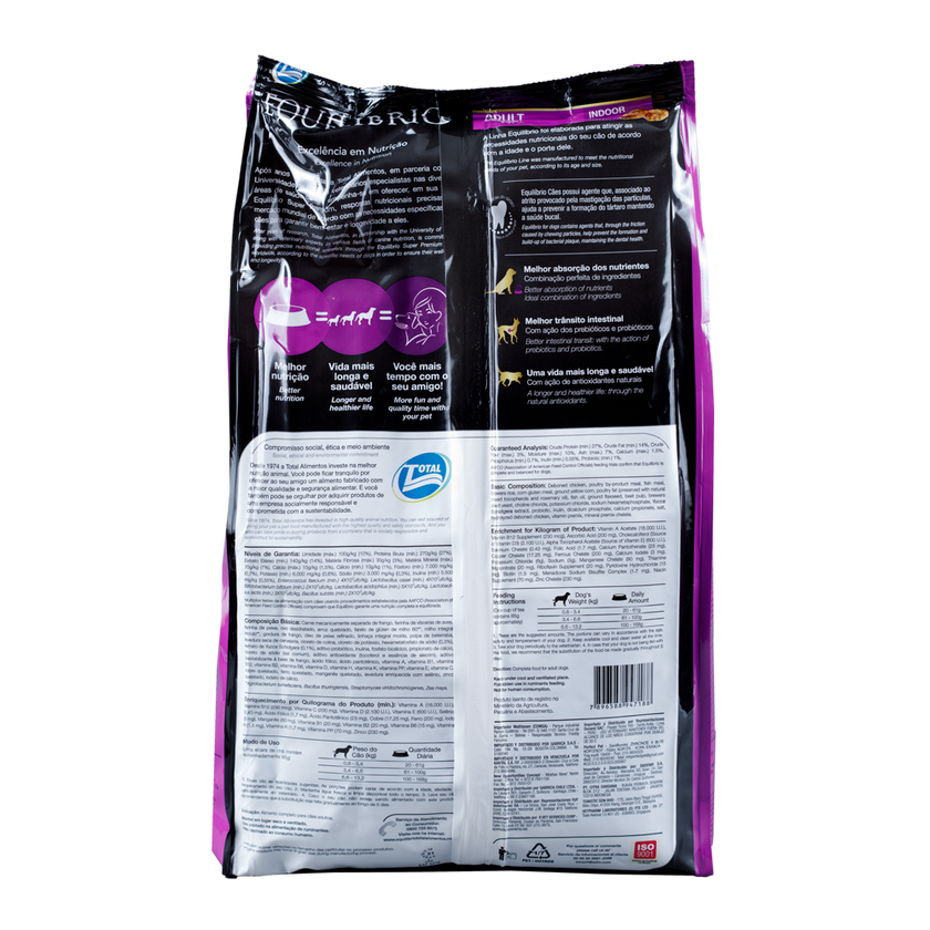 Comida Para Perro Adulto Equilibrio Razas Pequeñas