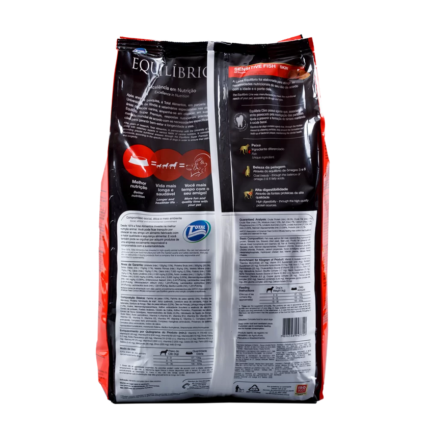 Comida para perro Equilibrio Adulto Sensitive Fish 15KG