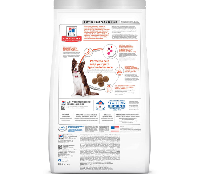 Hill's Science Diet alimento de cuidado digestivo para perro adulto