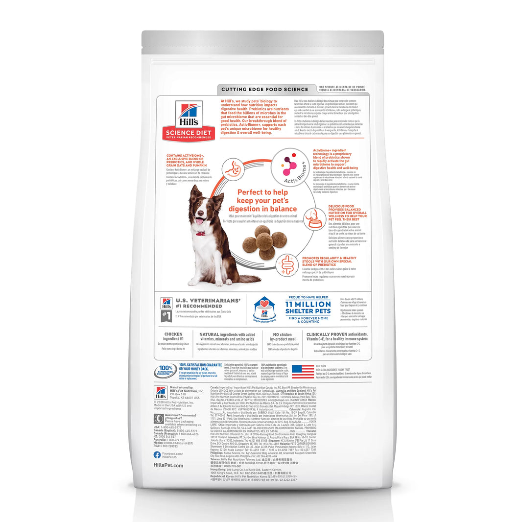 Hill's Science Diet alimento de cuidado digestivo para perro adulto