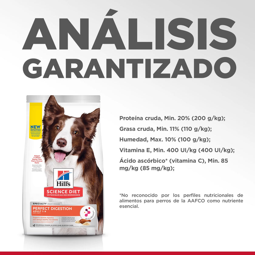 Hill's Science Diet alimento de cuidado digestivo para perro adulto