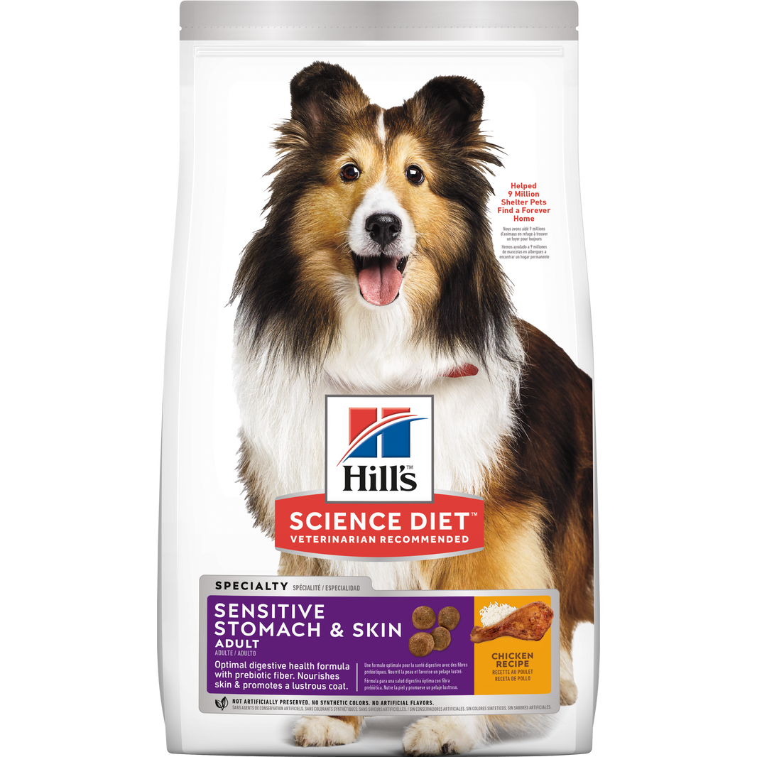 Hill's Science Diet alimento para perro adulto piel y estómago sensibles