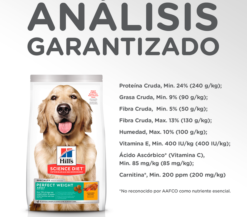 Hill's Science Diet concentrado control de peso para perro adulto