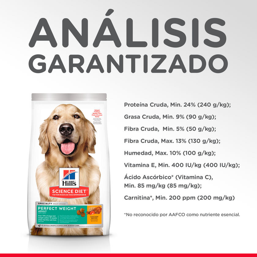 Hill's Science Diet concentrado control de peso para perro adulto