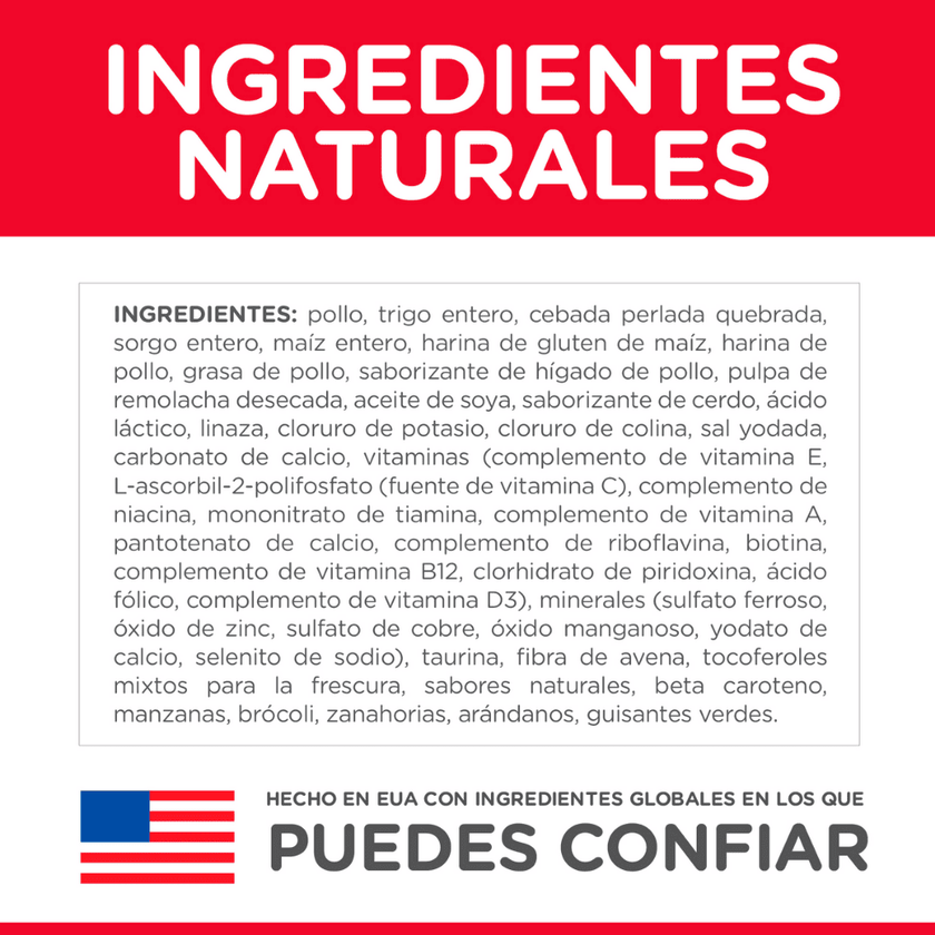 Hill's Science Diet Adult Large Breed concentrado para perro razas grandes sabor cordero 33 Lb (15Kg)