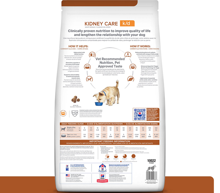 Comida para Perro Hills Prescription Cuidado Renal k/d