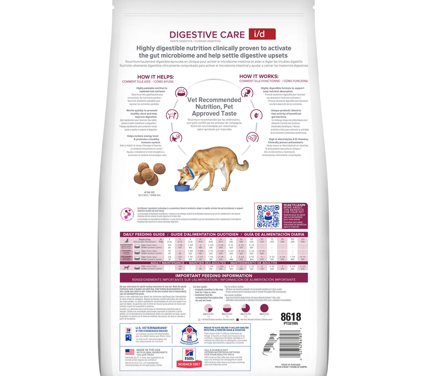 Hill's Prescription Diet i/d Alimento para perro Cuidado Digestivo