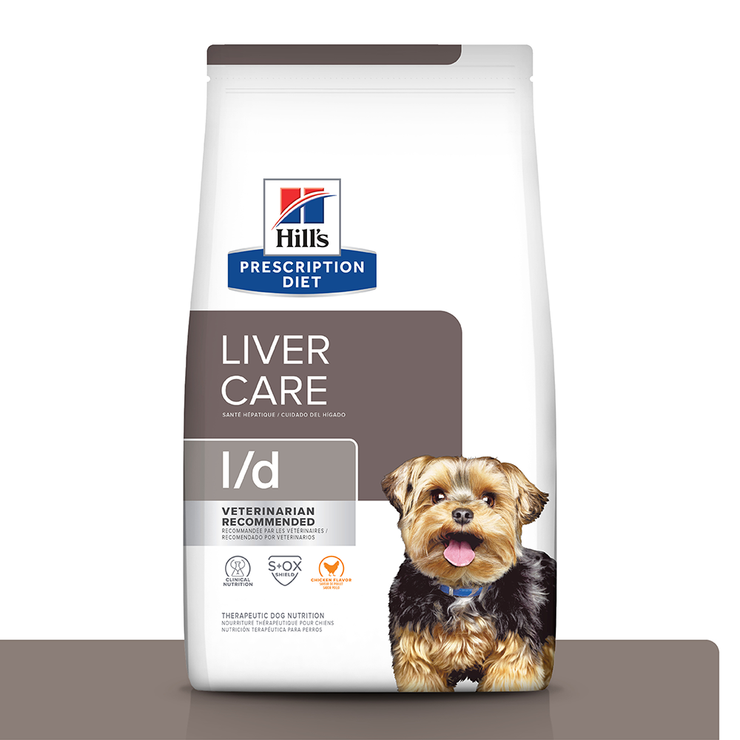 Hill's Prescription Diet l/d Alimento para Perro Cuidado Hepático 17,6 Lb (7,98Kg)