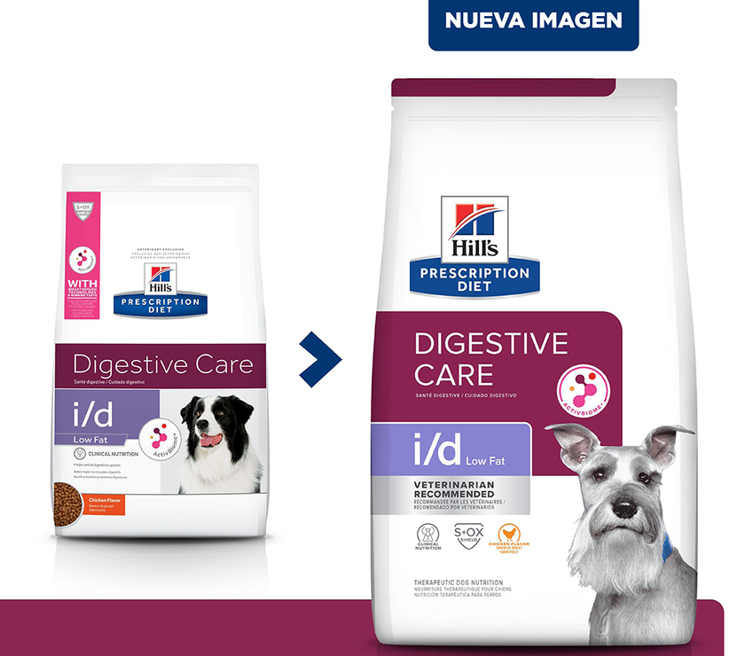 Hill's Prescription diet i/d Concentrado para perro bajo en grasas Cuidado Digestivo 8,5 Lb (3,86kg)