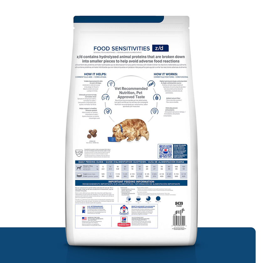 Hill's Prescription Diet z/d Concentrado para perro sensibilidades alimentarias