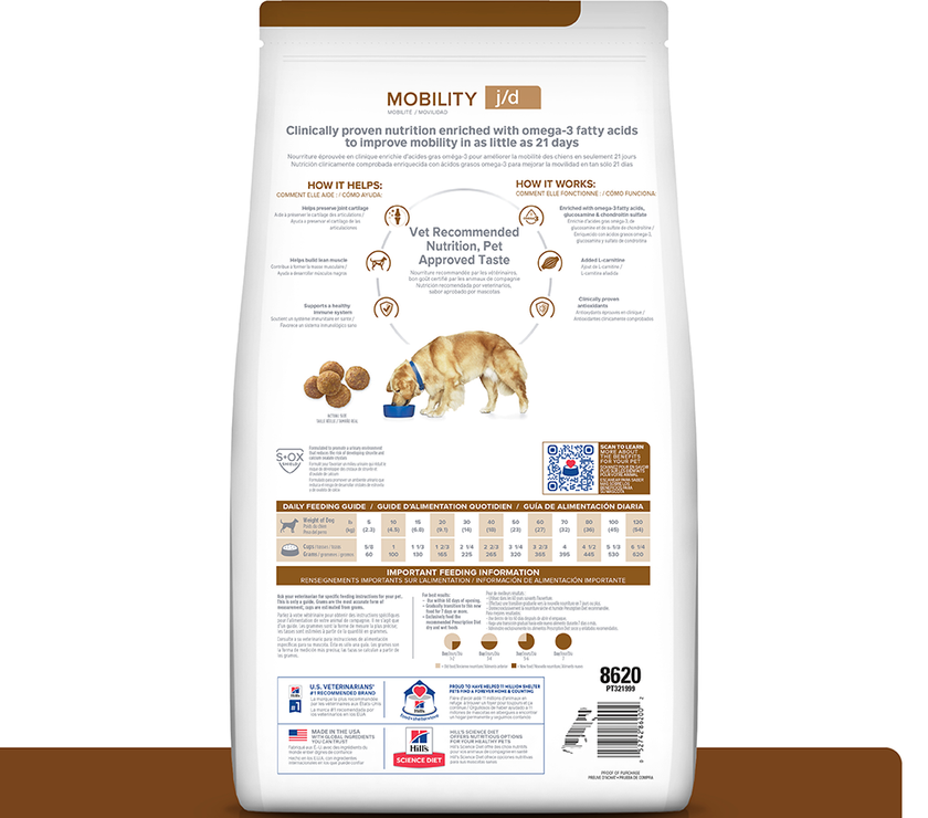 Hill's Prescription Diet j/d Concentrado para perro cuidado articular