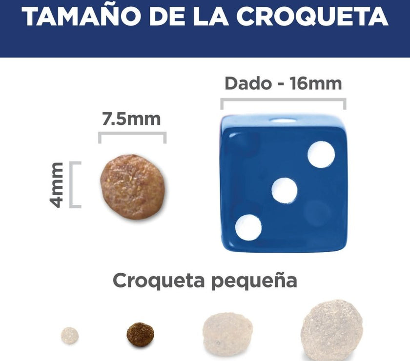 Hill's Science Diet Adult 7+ alimento para perro senior raza pequeña y mini 4,5 Lb (2Kg)