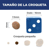 Hill's Science Diet Adult 7+ alimento para perro senior raza pequeña y mini 4,5 Lb (2Kg)