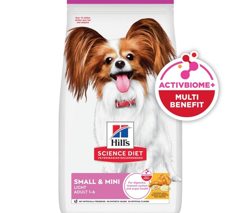 Hill's Science Diet Light alimento perro adulto bajo en calorías raza pequeña y mini