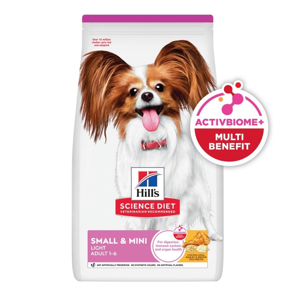 Hill's Science Diet Light alimento perro adulto bajo en calorías raza pequeña y mini