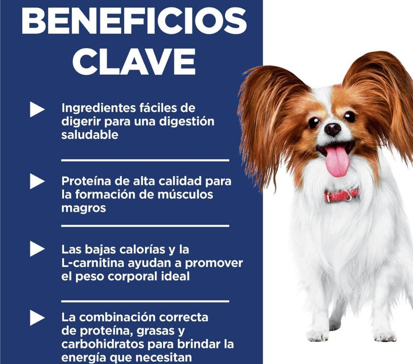 Hill's Science Diet Light alimento perro adulto bajo en calorías raza pequeña y mini