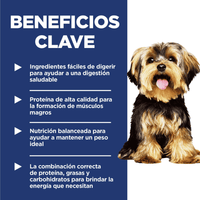 Hill's Science Diet Small&Mini concentrado perro adulto raza pequeña y mini sabor cordero 4,5 Lb (2Kg)