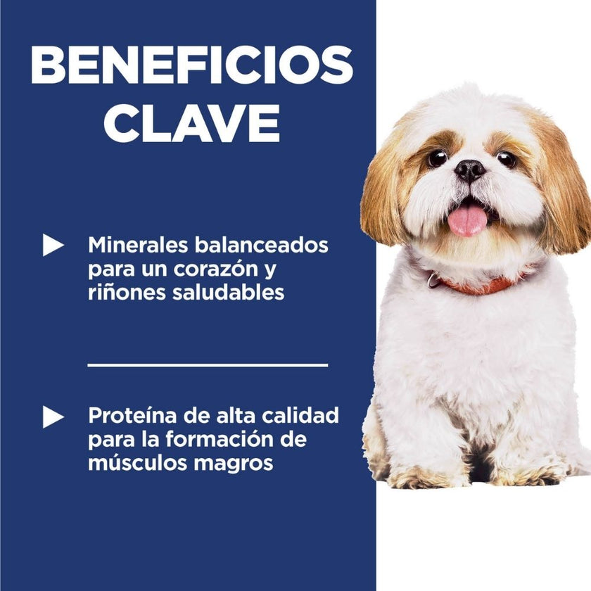 Hill's Science Diet Adult 7+ alimento para perro senior raza pequeña 15 Lb (6,8Kg)