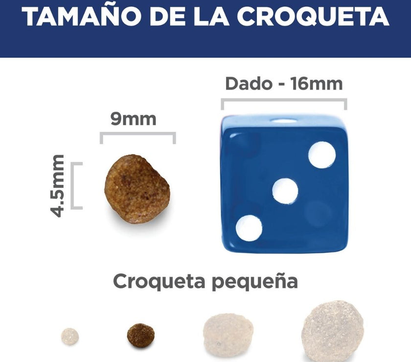 Hill's Science Diet Adult 7+ alimento para perro senior raza pequeña 15 Lb (6,8Kg)