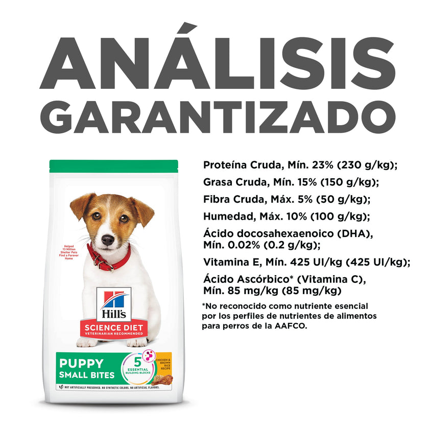 Hill's Science Diet Small&Mini alimento para perro cachorro raza pequeña y mini