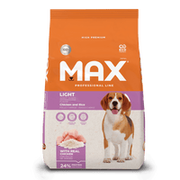 Comida para perro Max Adulto Light Pollo y Arroz