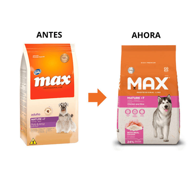 Comida para perro Max Mature Pollo y Arroz