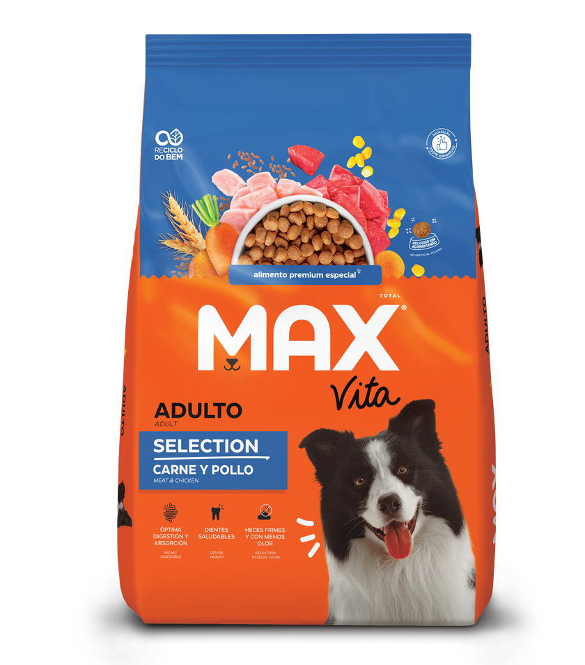 Comida Para Perro Max Vita Adulto Selection Carne y Pollo