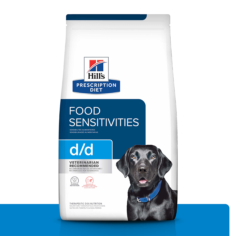 Hill's Prescription Diet d/d alimento para perro con sensibilidades alimentarias 8 Lb (3,63Kg)