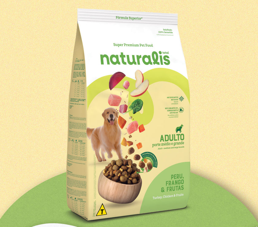 Comida para Perro Naturalis Adulto Raza Mediana Grande Pollo, Pavo y Frutas