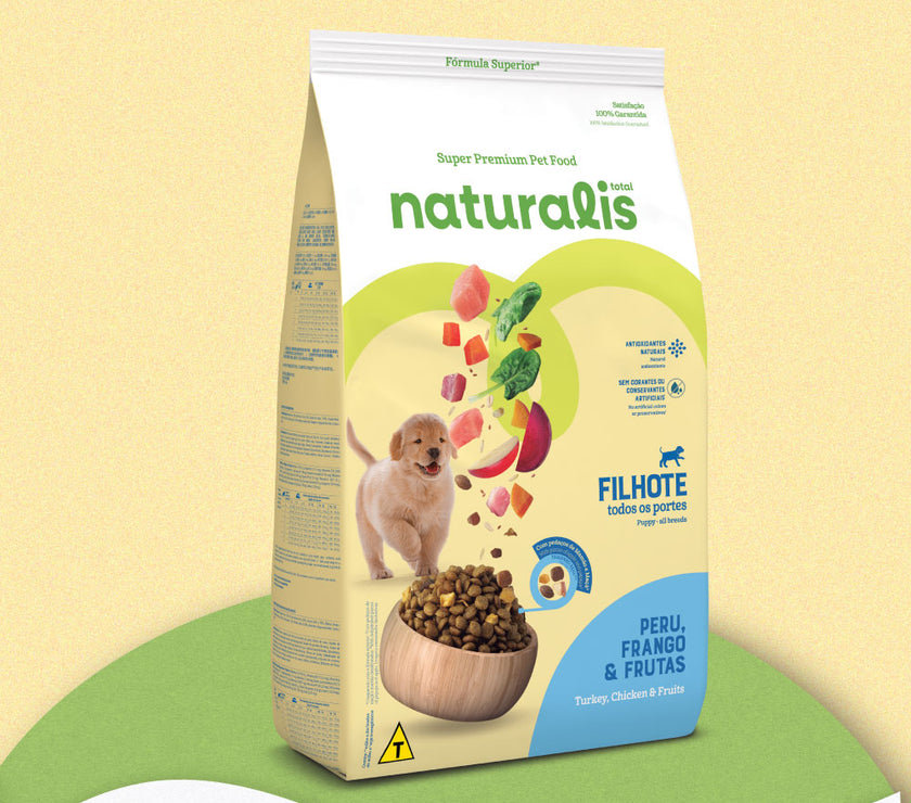 Comida para Perro Naturalis Cachorro Raza Mediana Grande Pollo, Pavo y Frutas 2,5 Kg