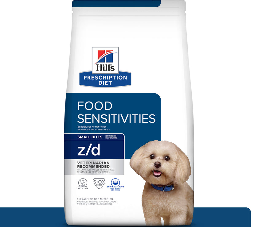 Hill's Prescription Diet z/d Concentrado para perro raza pequeña sensibilidades alimentarias 3,3 Lb (1,5Kg)
