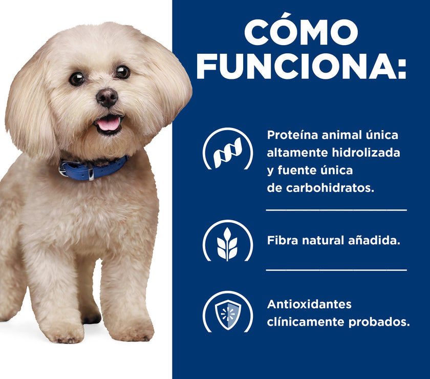 Hill's Prescription Diet z/d Concentrado para perro raza pequeña sensibilidades alimentarias 3,3 Lb (1,5Kg)