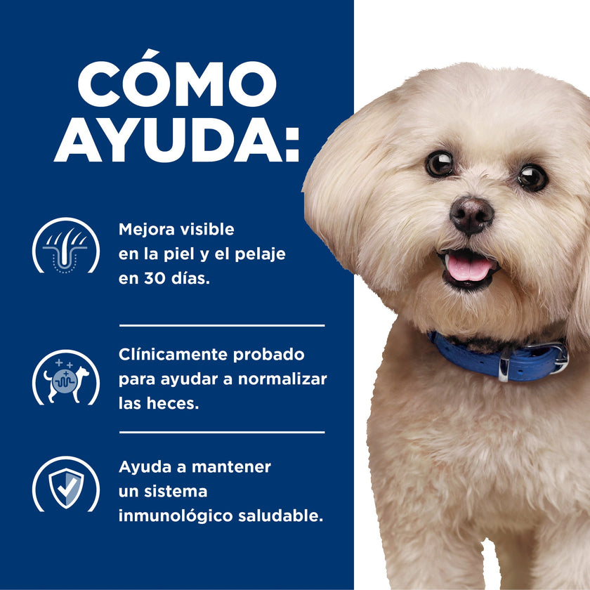 Hill's Prescription Diet z/d Concentrado para perro raza pequeña sensibilidades alimentarias 3,3 Lb (1,5Kg)