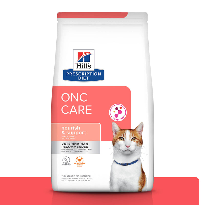 Hill's Prescription Diet Onc Care Concentrado para gato apoyo y recuperación cancer 7 Lb (3,2Kg)