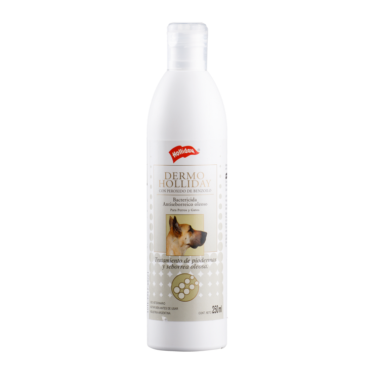 Dermoholliday Shampoo Antiséptieco Perros y Gatos 250 ml