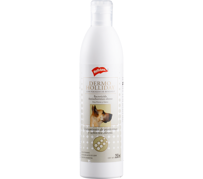 Dermoholliday Shampoo Antiséptieco Perros y Gatos 250 ml