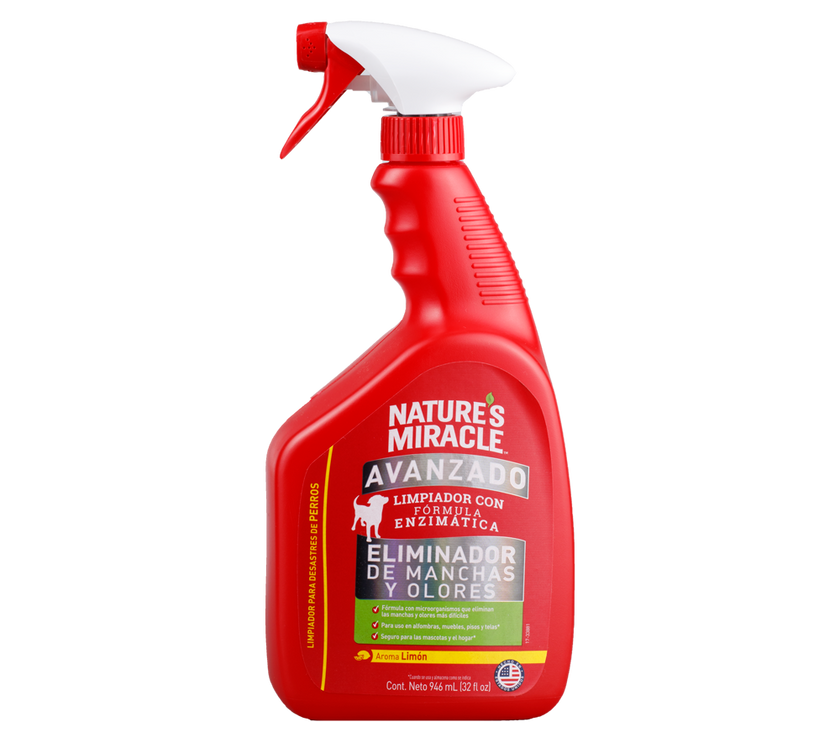 Spray Eliminador de Manchas y olores Nature Miracle 32 oz
